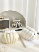 Nordic Creative Shell Shape Tissue Box Tissue Holder Home Decora Tissue Box Cover Housewarming Gifts Ceramic Crafts Accessories 2