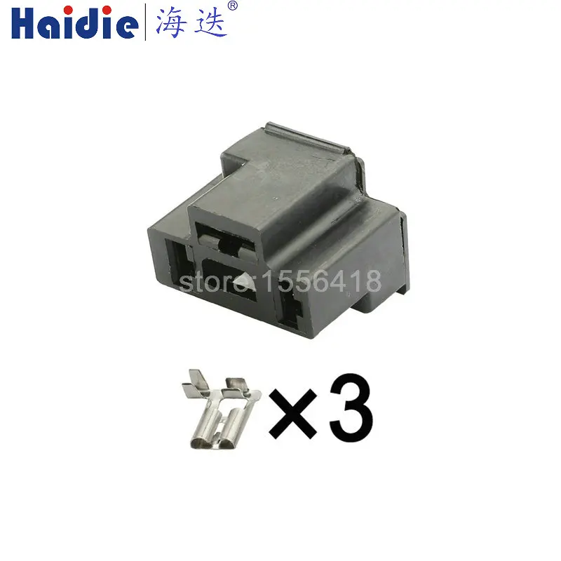 

1-20 sets 3pin electric plastic housing plug auto female wire harness connector HDD031B-1