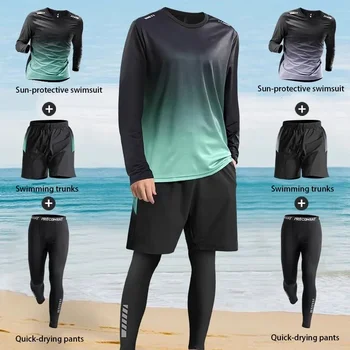 Men's Sun Protection Swimsuit 1