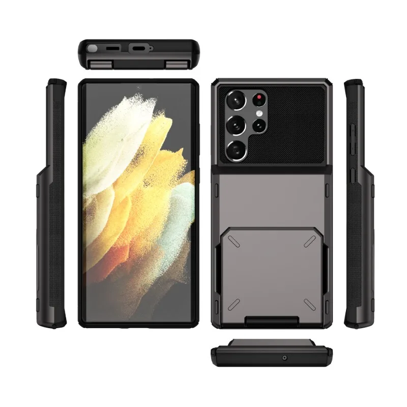 Premium Flip Wallet Phone Case with Card Holder - Elegant and Functional Design