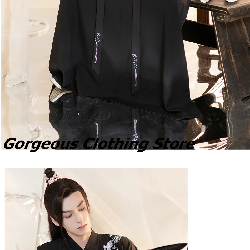 Традиционная китайская одежда ханьфу мужской костюм пара старинный меч ...