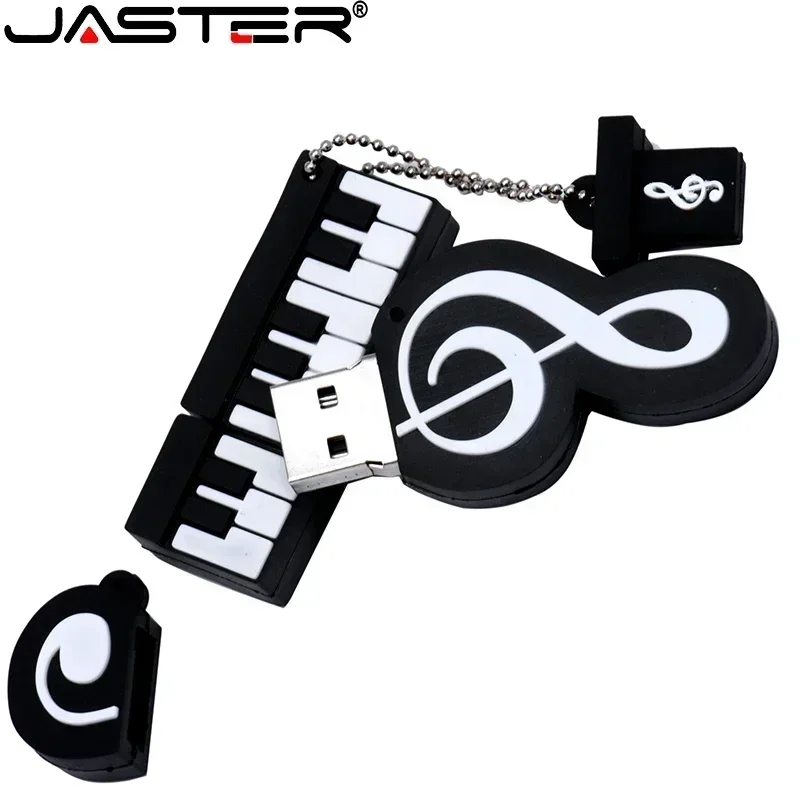 JASTER Cute Musical Instrument USB Flash Drive - Fun Cartoon Guitar & Violin Design, High Speed Memory Stick, Multiple Storage Capacities