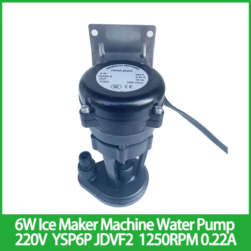 Máquina Ice Maker com Bomba de Água Geral Motor da Bomba de Água Ysp6p Jdvf2 Velocidade 1250rpm 0.22a 50hz 220v 6w