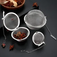 Creative Stainless Steel Tea Infuser Ball Sphere Teaware Cha Strainers Spice Diffuser Coffee Filter Sieve Kitchen Utensils 2