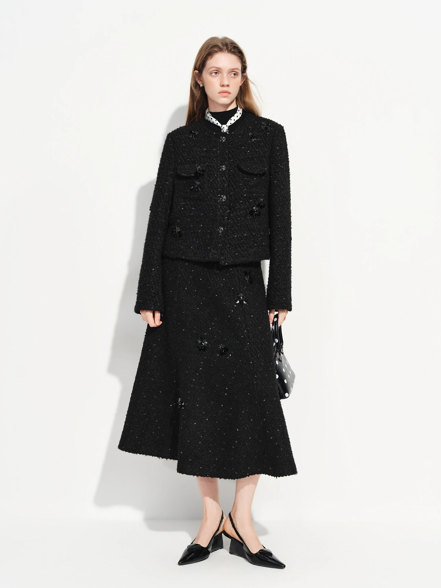 Metropolitan Bouclé A-Line Dress Suit. S415d36b42aa04776abe089952b6815d9E