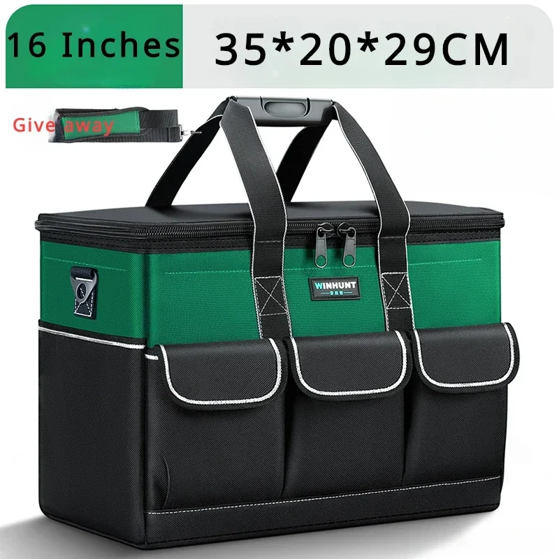 Durable Multifunctional Portable Thickened Large Capacity Square Maintenance Tool Storage Bag Electrician Hardware Toolkit