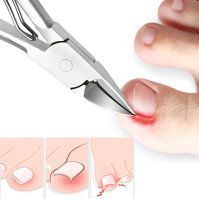 4 Side Finger Toe Nail Clipper Cutter Trimmer Nipper Manicure Pedicure  Beauty