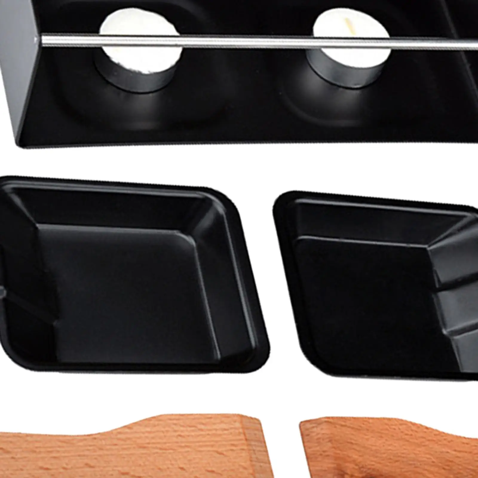 Functional Cheese Raclette Set Bakeware Rotaster Melting Pan Dishes for BBQ
