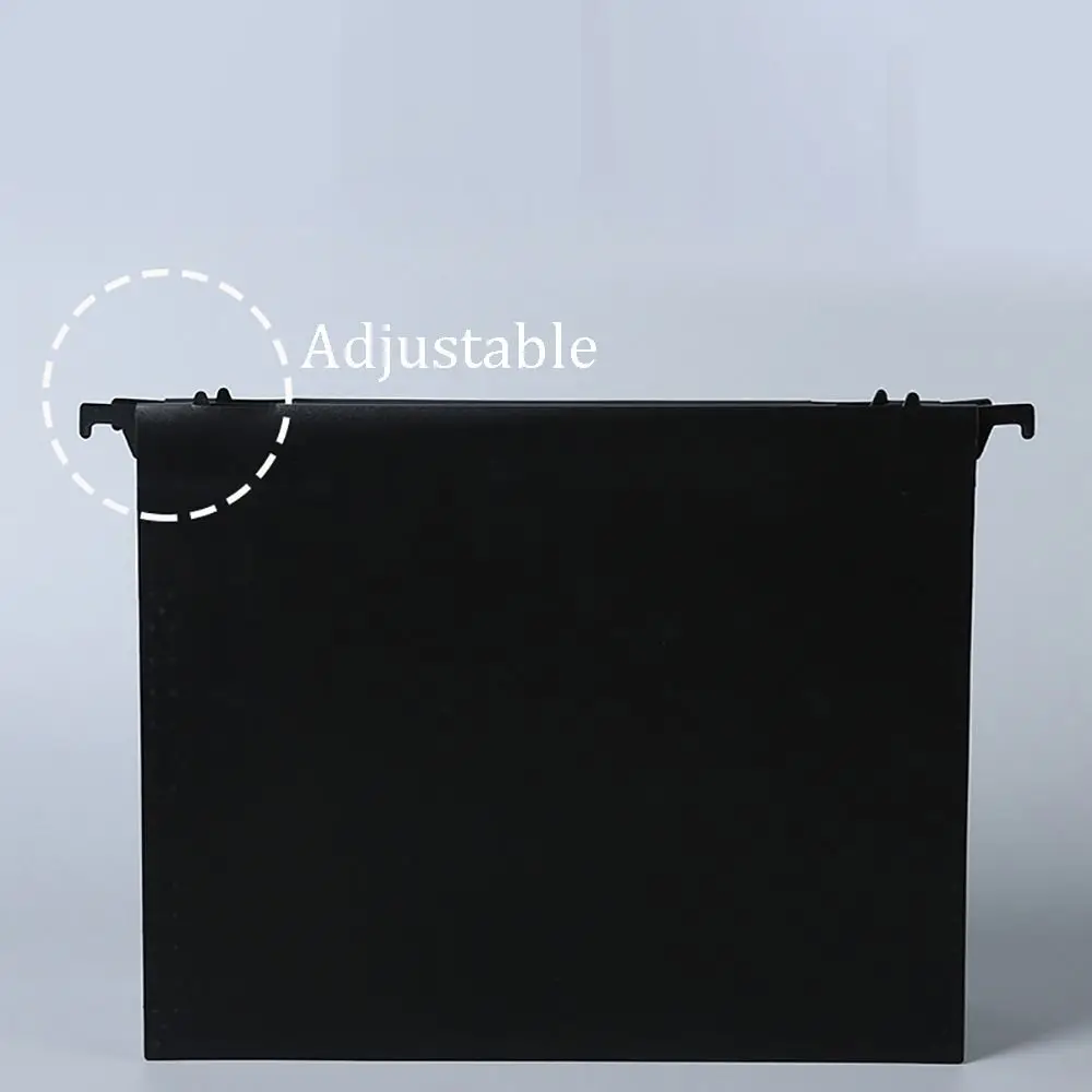 Document PP Hanging Folder A4 Bilateral Hook File Folder Waterproof Side Expandable Design Data File Bag - 2