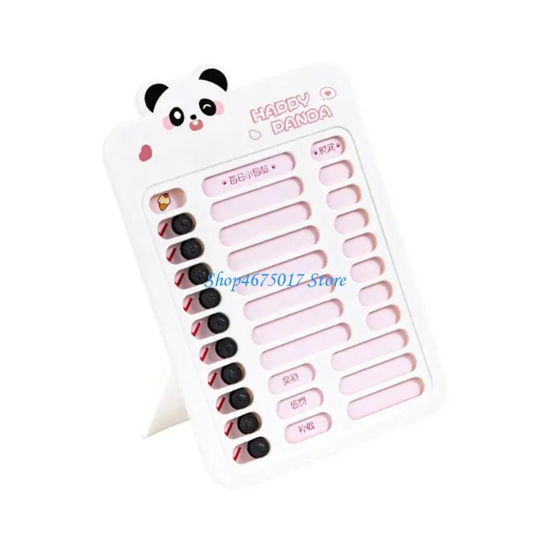 재사용 가능한 시각적 일정 보드 시간 관리 보드를 위한 H4GA 일일 루틴 차트