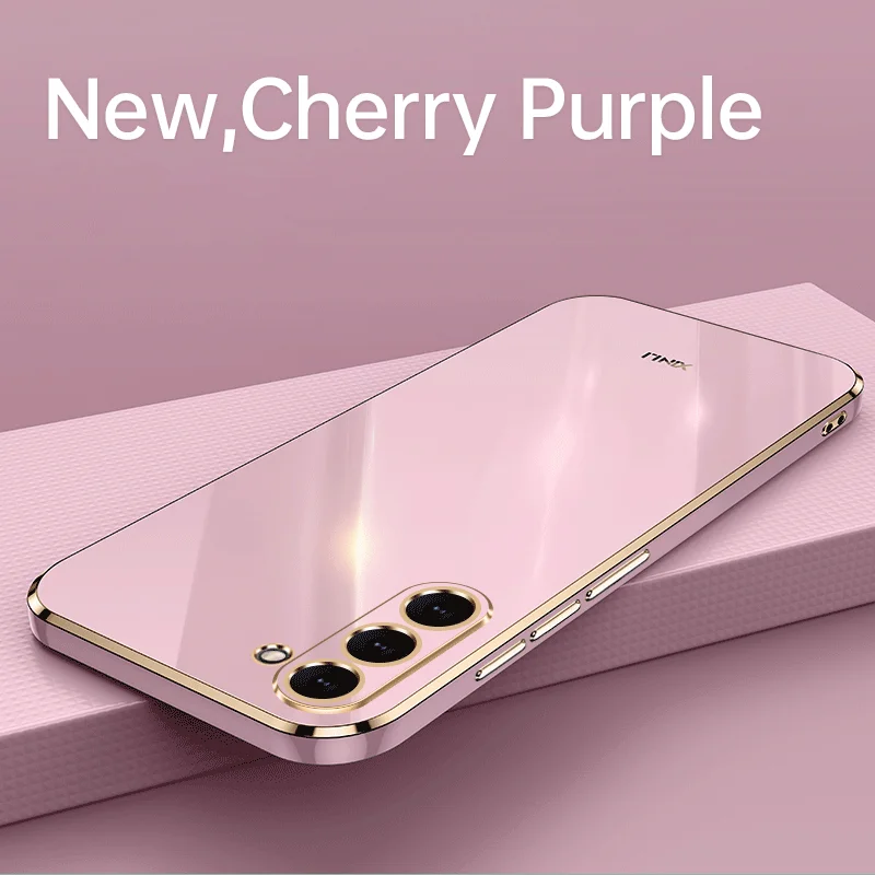 Di Lusso 6D Placcatura In Oro Custodia Morbida Per Samsung Galaxy S21 Fe S 20 Più Il S22 Ultra S 10 Nota A04 33 73 32 53 13 22 72 82 71 12 13 5G