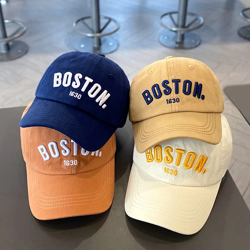 Gorra de béisbol con letras sólidas para niños, con bordado de dinosaurio, para el sol, primavera, verano y exteriores, visera ajustable_voghion.com