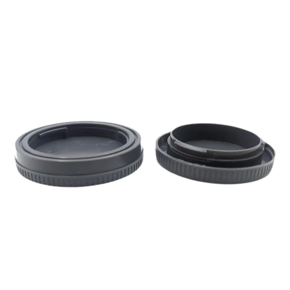 Camera Rear Lens Cap & Body Cap Cover for Sony E Mount NEX3/NEX5 A1 A7C A7R IV III A7 III II A7S II A6600 A6500 2pcs