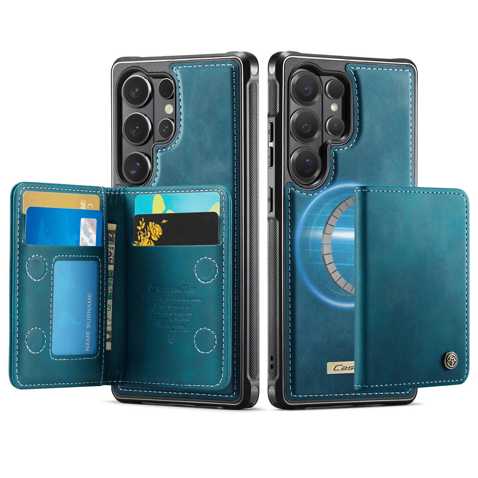 Magsafe Magnetic Leather Wallet Phone Case