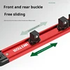Sleeve socket tool Auto Repair arrange metallic Socket Storage Bracket Magnetic Socket Holder Aluminum Alloy Socket Rail 4