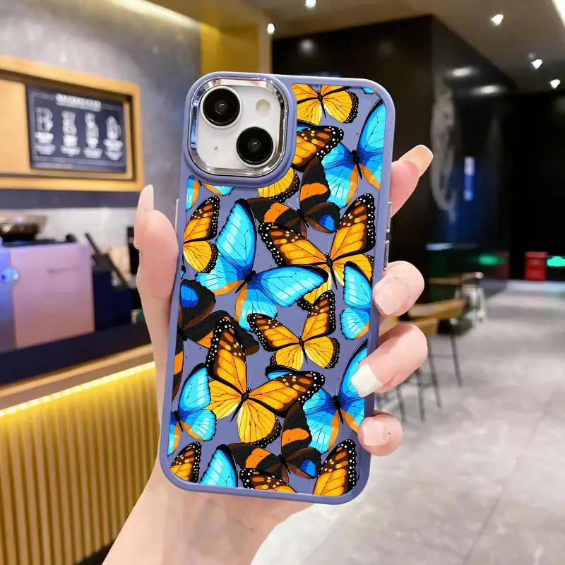 Elegant Butterfly Silicone Phone Case - New Fashion Cover