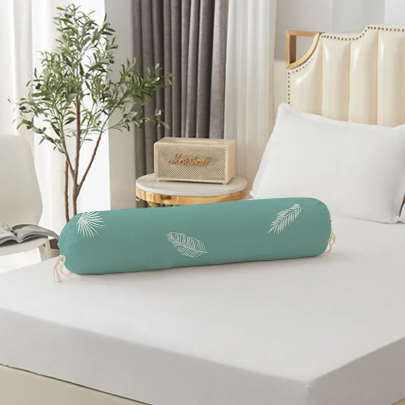 1PC 106X35CM Cylindrical Pillow Case Long Pillow Cover Comfortable Pillow Case Neck Bolster Headrest Cushion Cover Home Decor 2