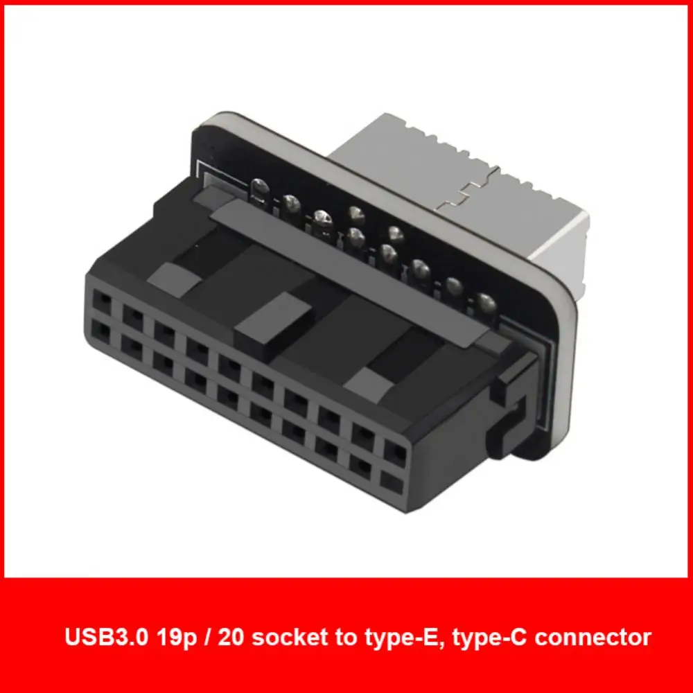 

3,0 внутренний разъем на USB Тип C передний Тип E адаптер 19P/20P преобразователь материнской платы Настольный преобразователь адаптер инструмент
