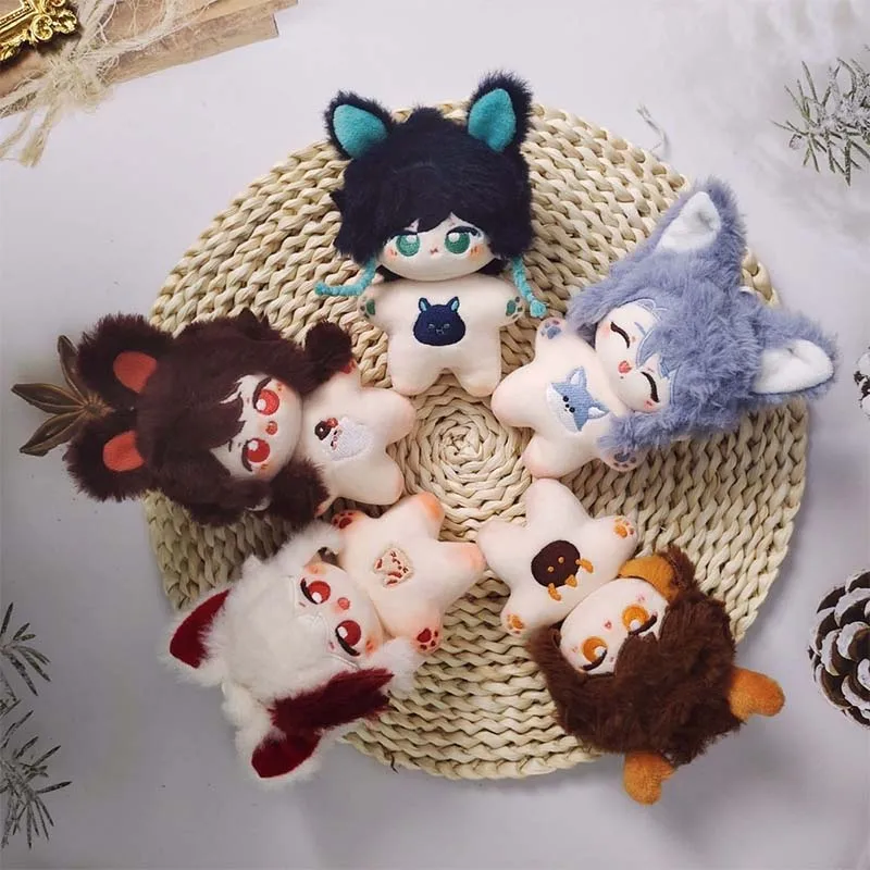 10cm Kawaii Mini Idol Doll Anime Plush Star Dolls Stuffed Customization Figure Toys Crying Cotton Baby Plushies Toys Fans Gift 5