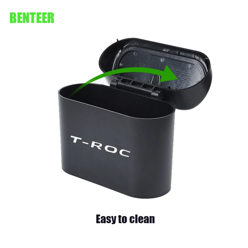Plastic Car Storage Box Trash Can Volkswagen TROC T-ROC Auto Accessories