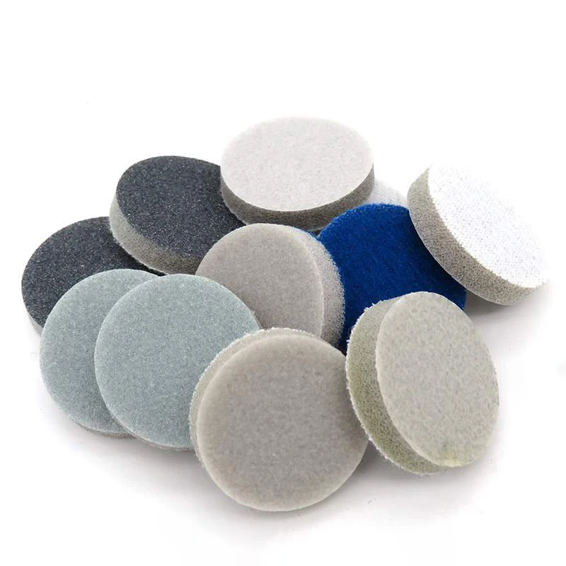 

10Discs 1"(25mm) - 6"(150mm) Flocking Disc Sandpaper 300-3000Grit WET & DRY Self Adhesive Sponge Sandpaper