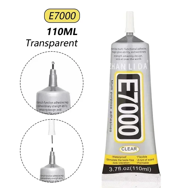 50/100ML E7000 Glue Adhesive Epoxy Resin Repair Glue DIY Crystal Rhinestones Craft Tool Diamond Glass Jewelry Clothes Craft