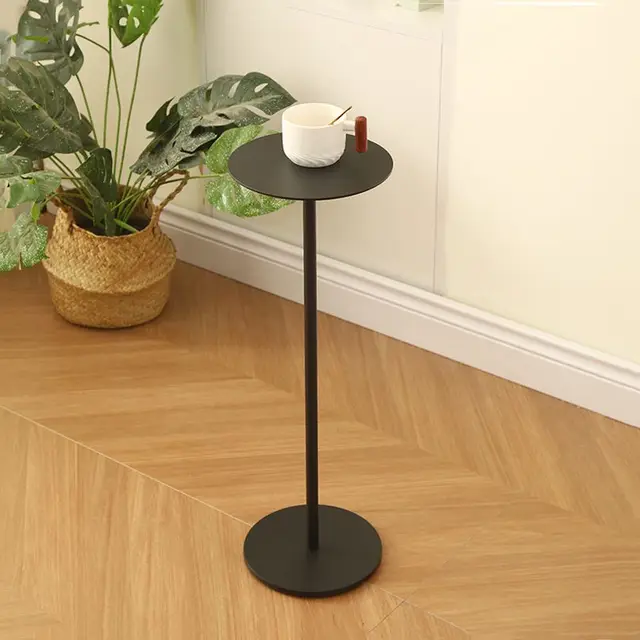 Nordic Style Side Table Scandinavian Coffee Small Round Sofa Living Room Accent Compact Furniture Apartments Minimalist Bedside 1
