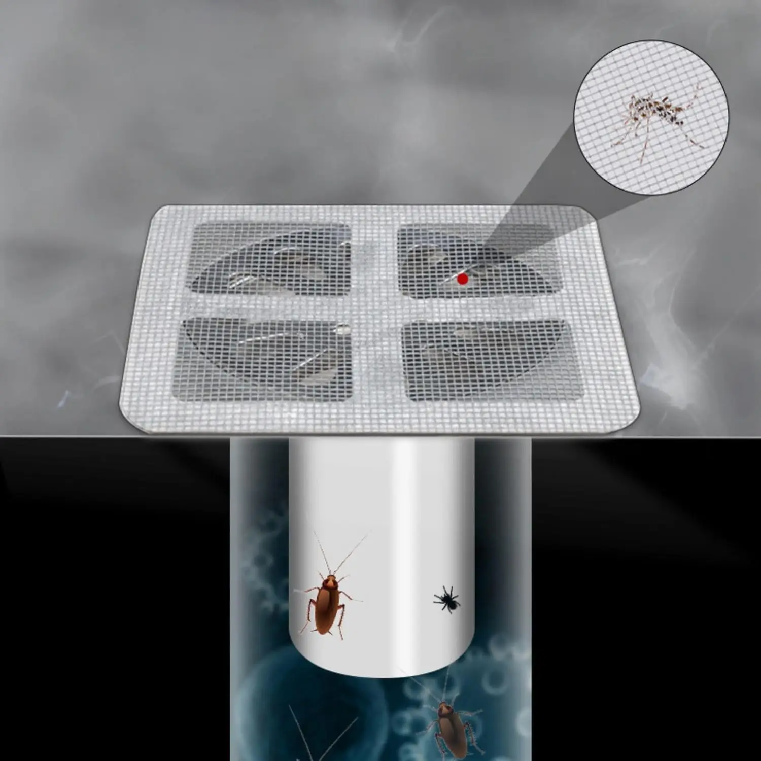 Disposable Shower Drain Hair Catcher Shower Drain Cover Hair Catcher Mesh Stickers Floor Sewer Filter Scree