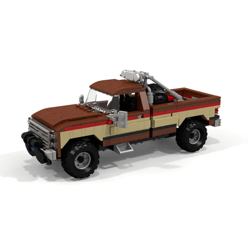 

MOC Creative Expert Ideas High-Tech Pickup Truck Model Building Blocks DIY Assemble Bricks Toys for Children XMAS gifts
