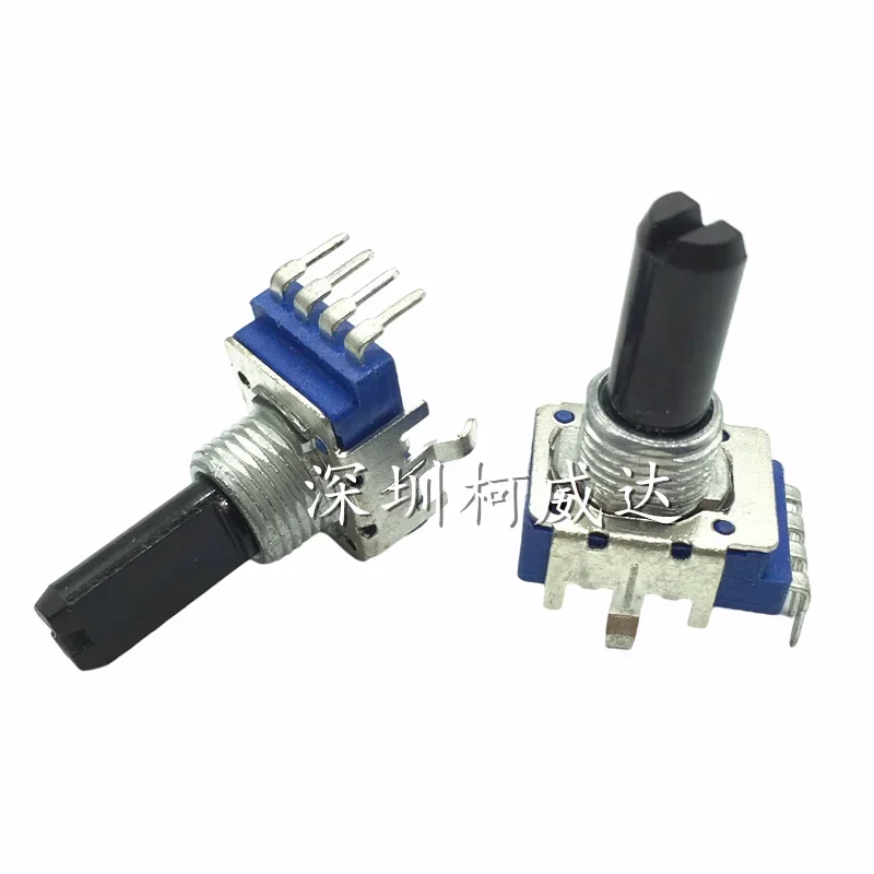 1pcs RK11 potentiometer single 4-pin shaft 18 mm long Mixing console volume amplifier B1K 5K 10K 50K 100K 250K