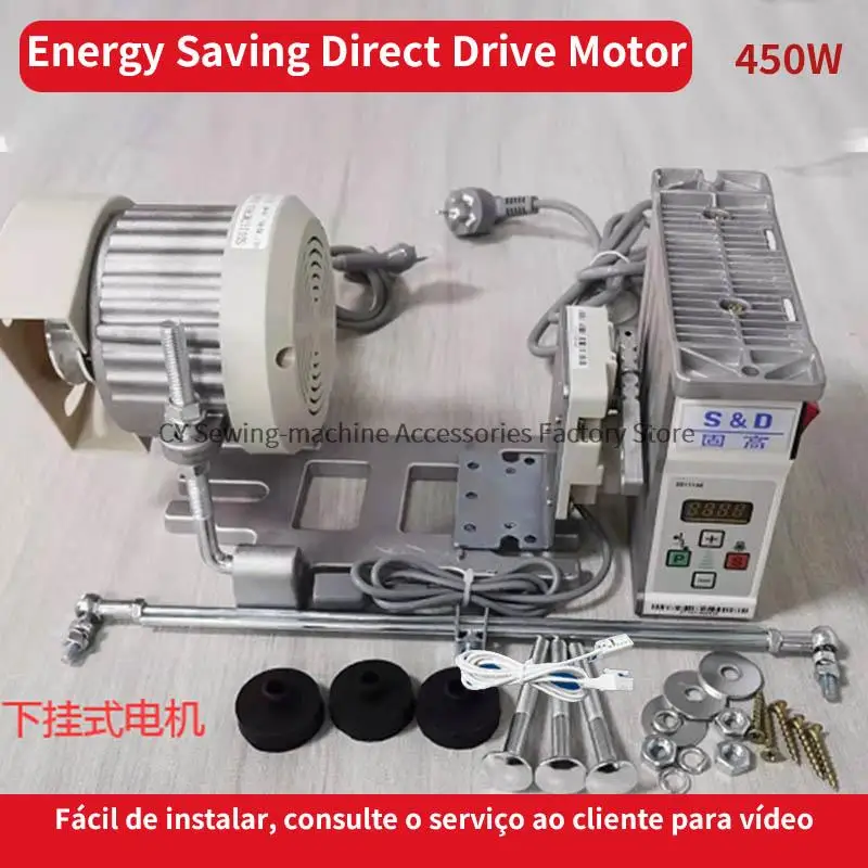Energy Saving Direct Drive Motor Control Box Pedal Save Power Motor Brushless Ac Servo Motor 220v 450w Industrial Sewing Machine 4
