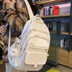 Women Backpack Harajuku Fashion Female Student Girls Men School Backpacks Large Capacity Male Waterproof Nylon Travel Knapsack