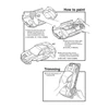 TC033 1/10 350Z Spirit Ling Rc Drift Car Wide Body Transparent Car Shell /Lamp Cup + Color Stickers 4