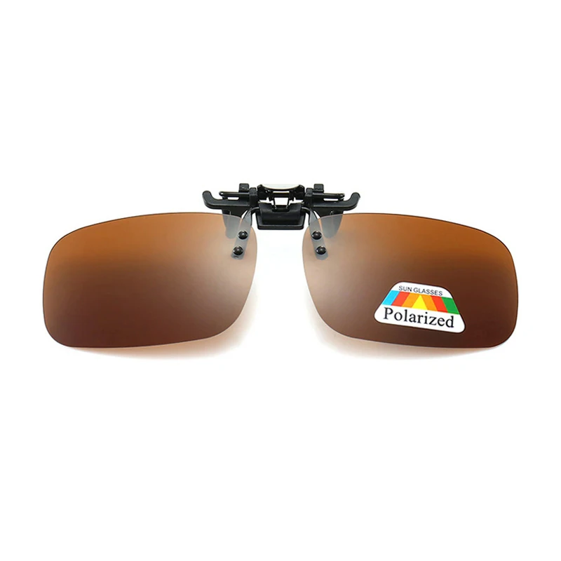 Universal Polarized Clip-On Sunglasses for Men and Women - UV Protection, Night Vision, and Anti-Glare Eyewear for Fishing and Driving