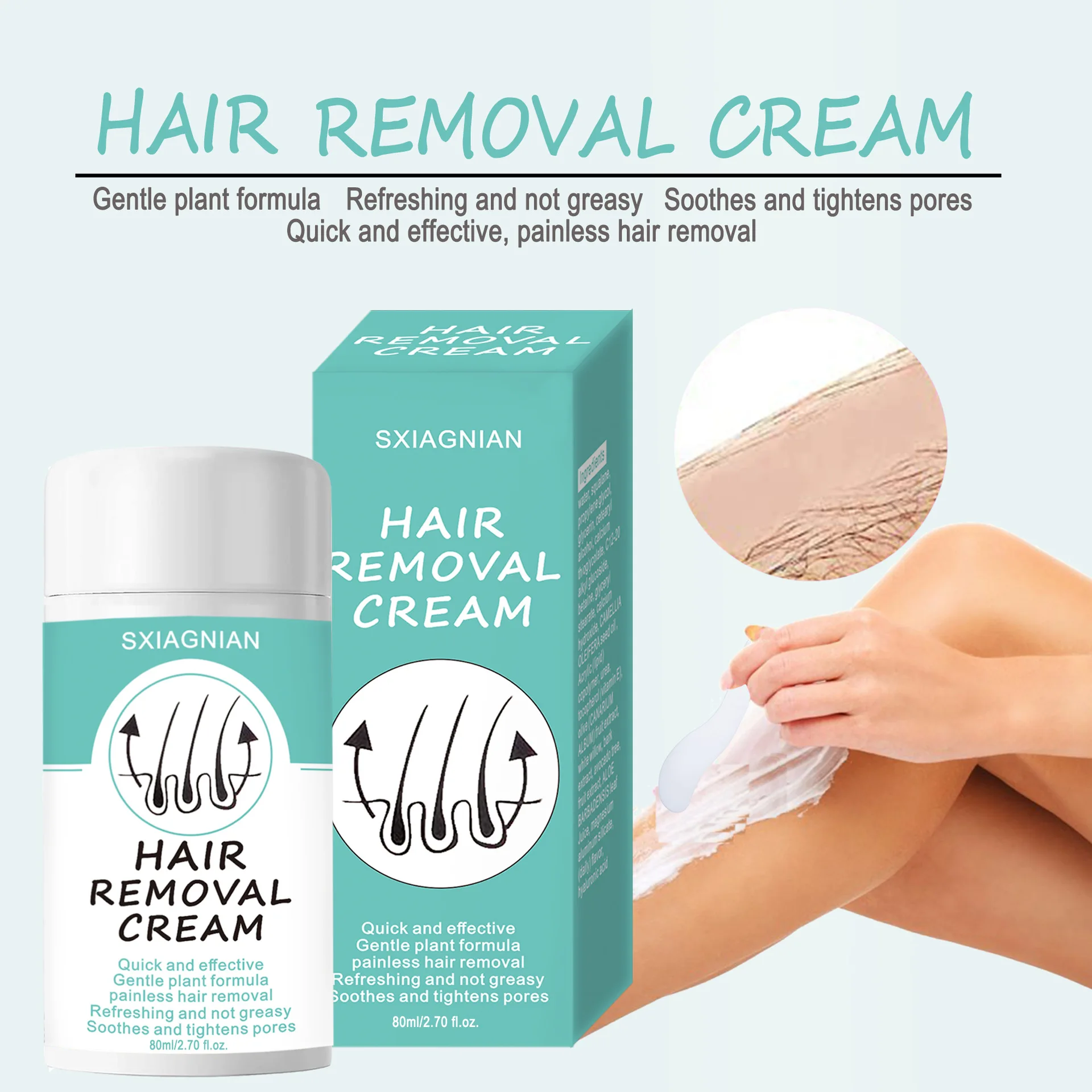 

Hair removal cream gently remove hands and feet body hair hot sell hair removal cream
