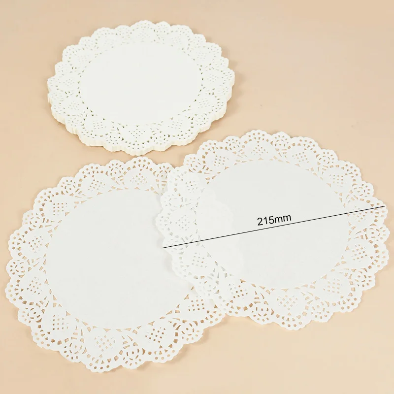 100pcs 3.5-10.5inch White Round Paper Doilies Doily Lace Placemats for  Tables Wedding Christmas Birthday Party Cake Decoration - AliExpress