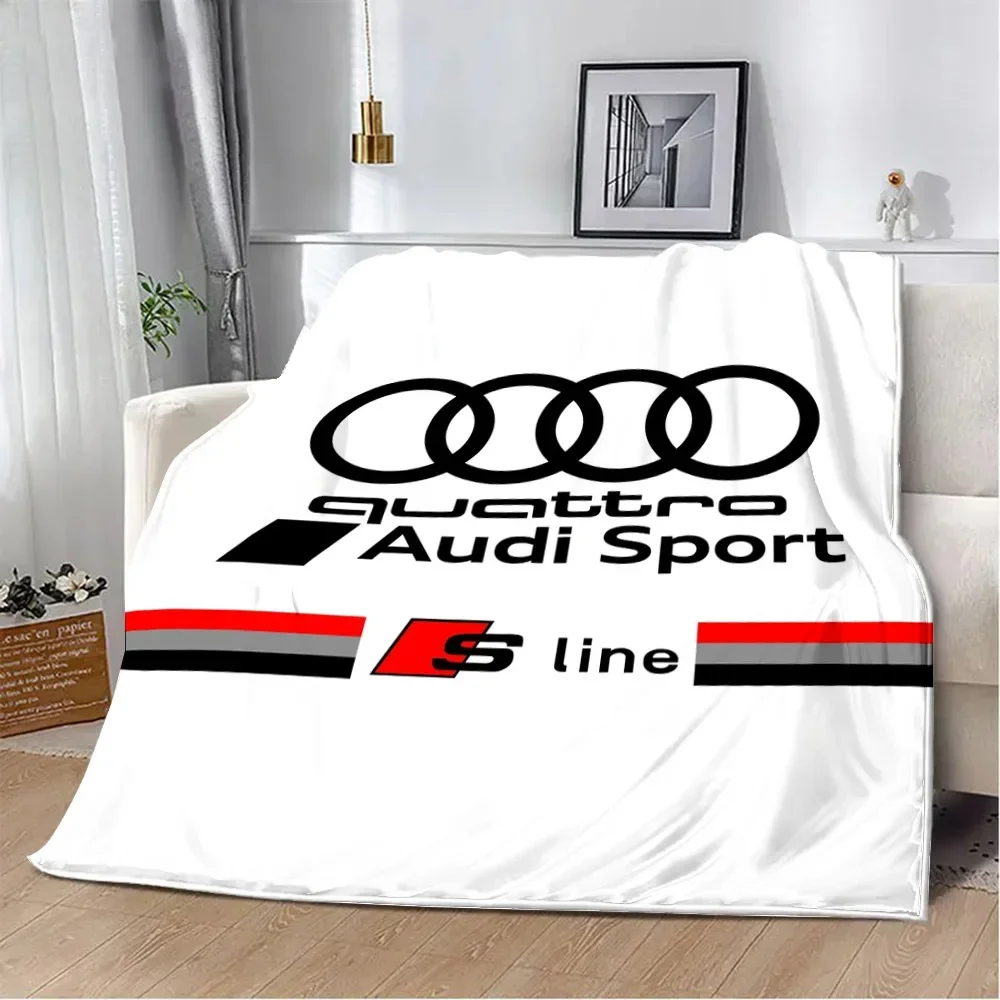 Luxury Sports Car RS A-audis Printed Blanket Picnic Blankets Warm Blanket Soft and Comfortable Blanket Home Travel Birthday 6