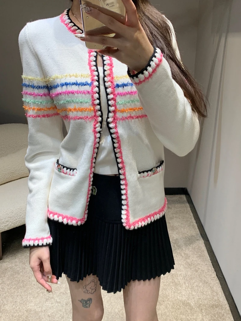 

Girls' style women's jacket, fashionable, sweet, temperament, youthful, age reducing long sleeved woolen jacket