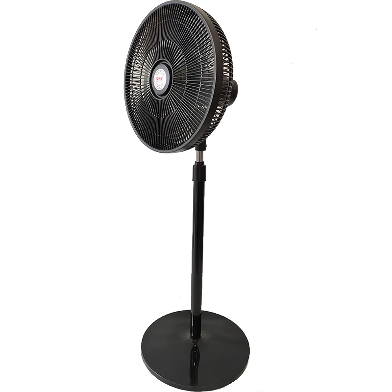 12V Dc/Ac Rechargeable Fan For Home System, Portable silent Solar panel charging Fan For No Electricity Areas