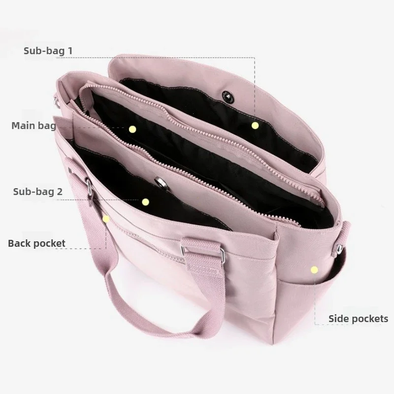 New Fashion Women's Shoulder Bag High Quality Large Capacity Women's Crossbody Bag Waterproof Multi Functional Handbag For Women
