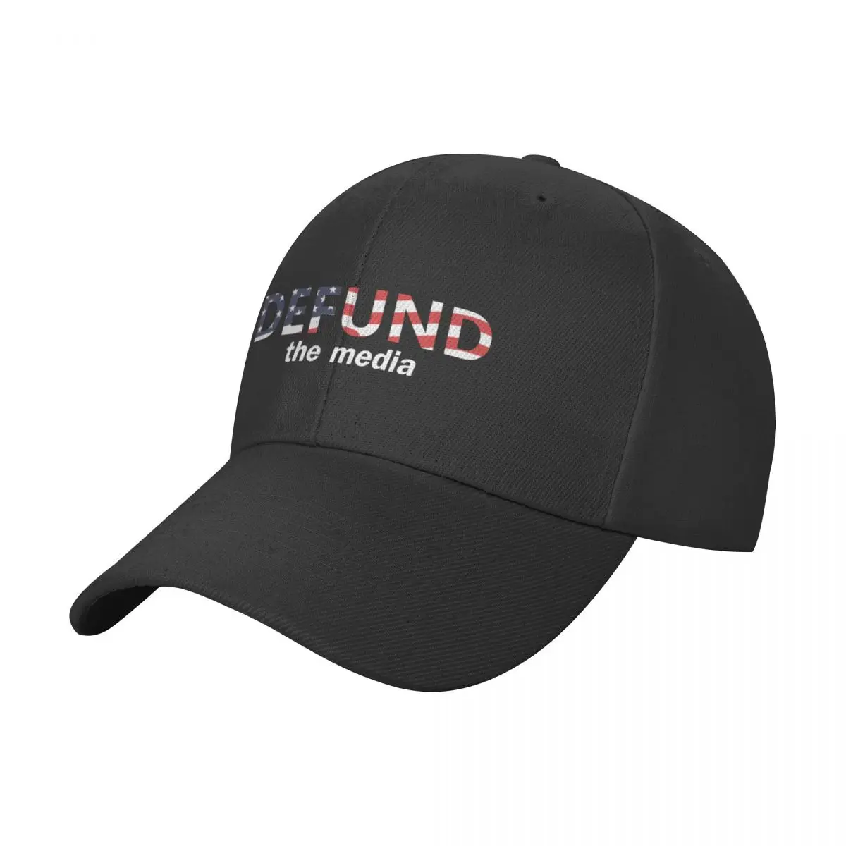 

Defund the media USA Baseball Cap Golf Hat Hat Man Luxury custom Hat Female Men's