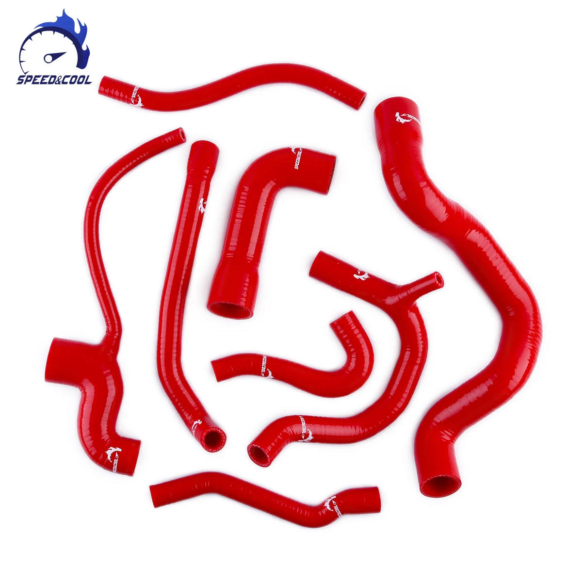 Mangueras Del Radiador Compatible Con Opel Para Corsa A Gsi Kit De Manguera Refrigerante De Radiador De Silicona Para Coche, Accesorios De Repuesto Para Manguera De Radiador De Tanque De Agua(Black