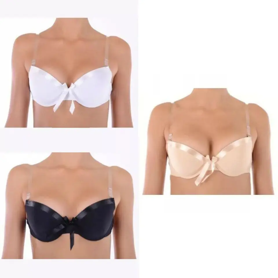 6 paia di bretelle trasparenti per reggiseno, bretelle regolabili