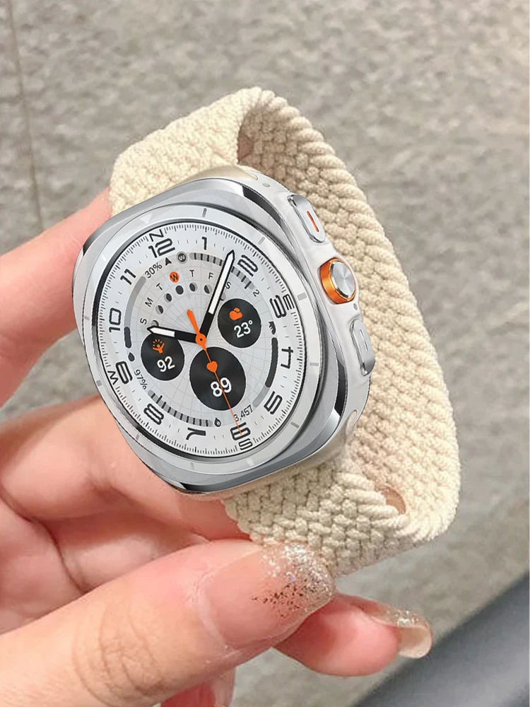 Ultra Sport Nylon Loop Braided Strap for Smartwatch - 47mm Bracelet Band Accessories