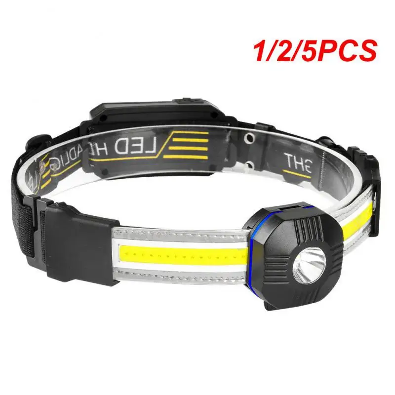 

Налобный фонарь с датчиком, 7 скоростей, USB, 1/2/5 шт.