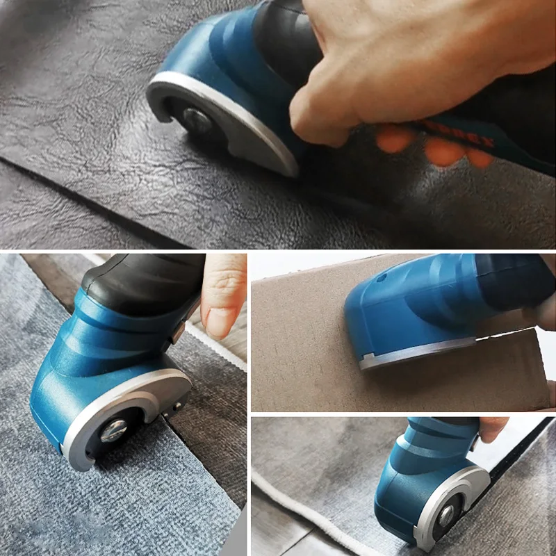 Cordless Electric Scissors For Cloth Carpet Leather, Hand-held Circular Knife Cutting Machine Rechargeable 3