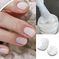 BORN RRETTY 15ml Milky White Glitter Gel Nail Polish Pink Apricot Glitter Sequins Long Lasting Soak Off UV LED Varnish Manicure 5