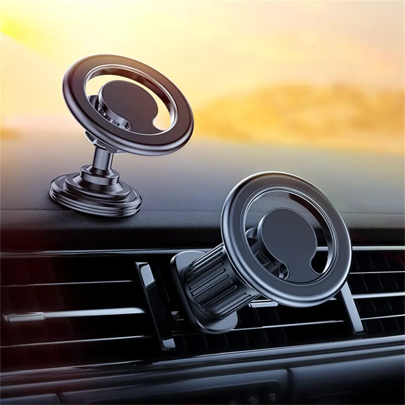Magnetische Auto-Handyhalterung, Magnet-Autohalterung, GPS-Telefonhalterung, Auto-Telefonständer für Apple Macsafe für iPhone Xiaomi – Detail 2