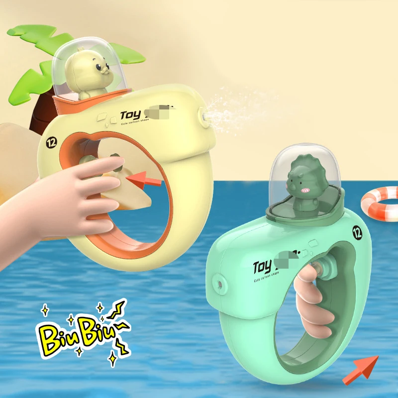 

Children's Water Sprinkler Play Water Game Outdoor Toys For Kids Summer Pools Beach Lawn Dinosaur Hand Ring Water Spray Toys