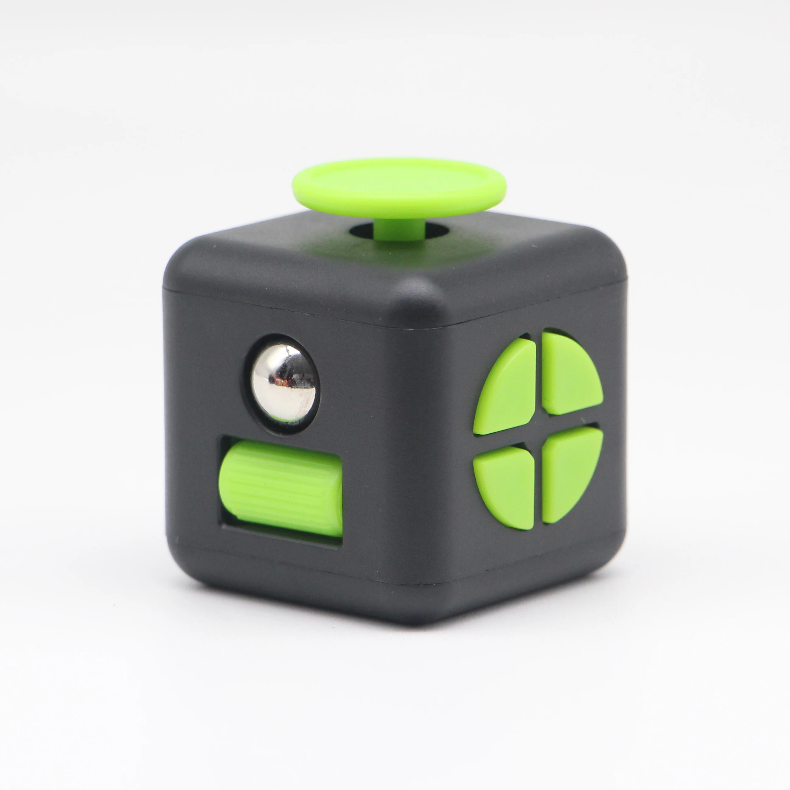 Fidget Toy 6-Sided Stress Relief Toy, Multi-Functional Finger Toy With Press, Squeeze & Slide Functions Stress Relief Finger Toy_voghion.com